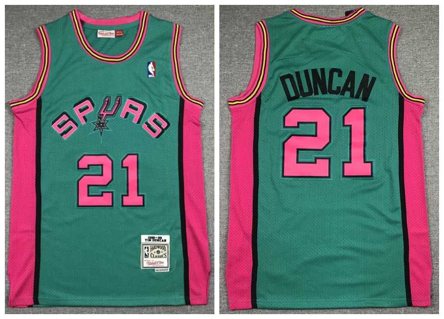 Spurs 21 Tim Duncan Green 1998-99 Hardwood Classics Jersey,We sell and wholesale Spurs 21 Tim Duncan Green 1998-99 Hardwood Classics Jersey on line form chian!